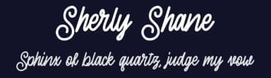 Sherly Shane by Sarah Robbaniyyah — Script Handwritten Font — thumbnail 2