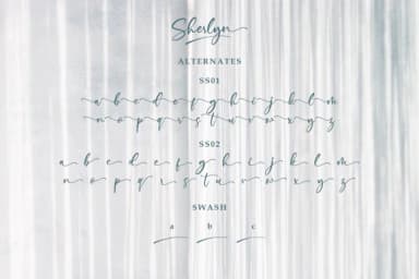 Sherlyn Font by R. Studio — Script Handwritten Font — thumbnail 8