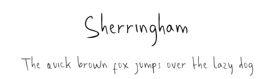 Sherringham by Ahgo Studio — Script Handwritten Font — preview 1