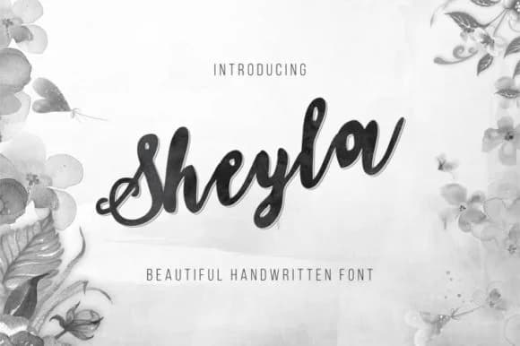 Sheyla Font by bywahtung — Script Handwritten Font