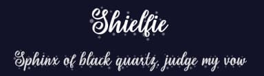 Shielfie by Kong Font — Script Handwritten Font — thumbnail 2