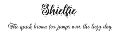 Shielfie by Kong Font — Script Handwritten Font — thumbnail 1