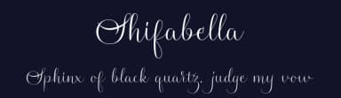 Shifabella by Sunset Gallery — Script Handwritten Font — thumbnail 2