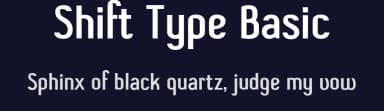 Shift Type Basic by Anna Ch — Sans Serif Font — thumbnail 2