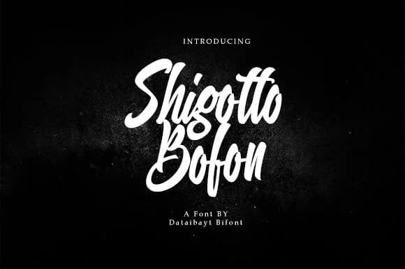 Shigutto Bofon Font by FontCastle — Script Handwritten Font