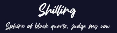 Shilling by Gassstype — Script Handwritten Font — thumbnail 2