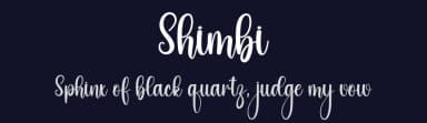 Shimbi by PiPi Creative STUDIO — Script Handwritten Font — thumbnail 2