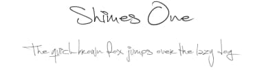 Shimes One by Måns Grebäck — Script Handwritten Font — thumbnail 1