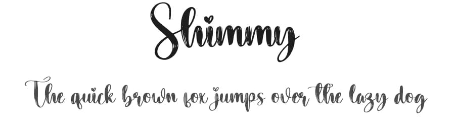 Shimmy by Scratchones — Script Handwritten Font