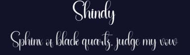 Shindy by Andi Moz — Script Handwritten Font — thumbnail 2
