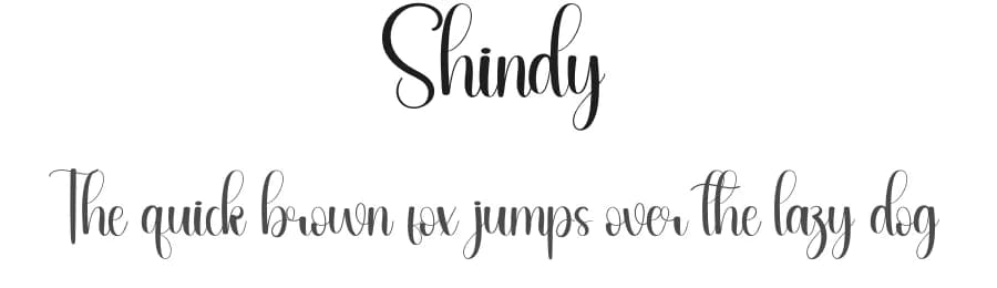 Shindy by Andi Moz — Script Handwritten Font
