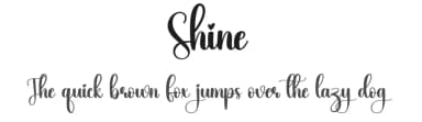 Shine by Scratchones — Script Handwritten Font — thumbnail 1