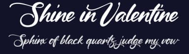 Shine in Valentine by Cat.B — Script Handwritten Font — thumbnail 2