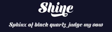 Shine by Billy Argel Fonts ® — Script Handwritten Font — thumbnail 2