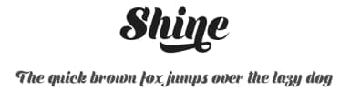 Shine by Billy Argel Fonts ® — Script Handwritten Font — thumbnail 1