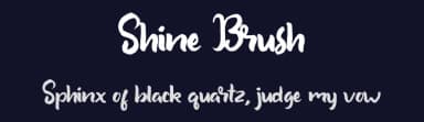 Shine Brush by selawetype — Script Handwritten Font — thumbnail 2