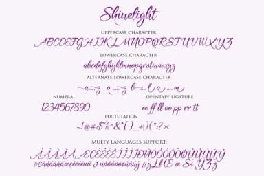 Shinelight Font by Byuly Ayika — Script Handwritten Font — thumbnail 2