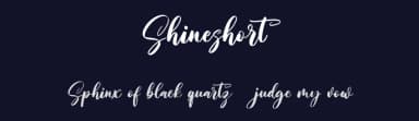Shineshort by Maulana Creative — Script Handwritten Font — thumbnail 2