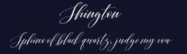 Shington by Solidtype — Script Handwritten Font — thumbnail 2