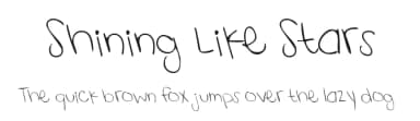 Shining Like Stars by Kimberly Geswein — Script Handwritten Font — thumbnail 1