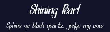 Shining Pearl by weknow — Script Handwritten Font — thumbnail 2