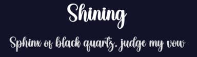Shining by Scratchones — Script Handwritten Font — thumbnail 2