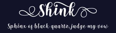 Shink by 7NTypes — Script Handwritten Font — thumbnail 2