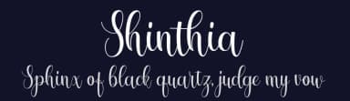 Shinthia by Pollem Studio — Script Handwritten Font — thumbnail 2