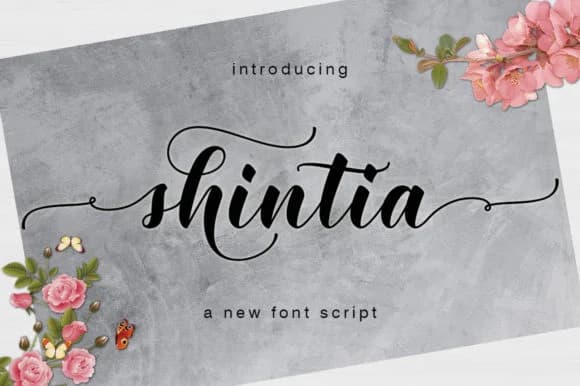 Shintia Font by Rudistudio by Rudistudio — Script Handwritten Font