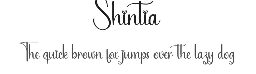 Shintia by Scratchones — Script Handwritten Font