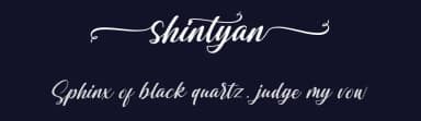 Shintyan by Alif Quentin — Script Handwritten Font — thumbnail 2
