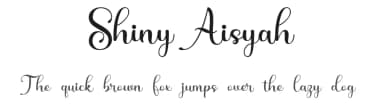 Shiny Aisyah by StringLabs Creative Studio — Script Handwritten Font — thumbnail 1