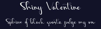 Shiny Valentine by Harjuno Kristanto — Script Handwritten Font — thumbnail 2