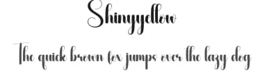 Shinyyellow by Andi Moz — Script Handwritten Font — thumbnail 1