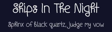 Ships In The Night by Misti's Fonts — Script Handwritten Font — thumbnail 2