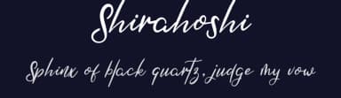 Shirahoshi by Hyee Gun — Script Handwritten Font — thumbnail 2