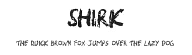 Shirk by mlkwsn — Script Handwritten Font — thumbnail 1