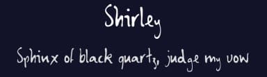 Shirley by Clyde — Script Handwritten Font — thumbnail 2