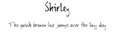 Shirley by Clyde — Script Handwritten Font — thumbnail 1