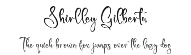 Shirlley Gilberta by Letterena Studios — Script Handwritten Font — thumbnail 1