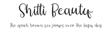 Shitti Beauty by Integritype Studio — Script Handwritten Font — thumbnail 1