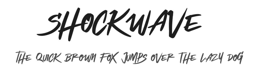 Shockwave by Tokokoo Studio — Script Handwritten Font
