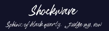 Shockwave by InspiraType — Script Handwritten Font — thumbnail 2