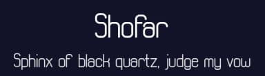 Shofar by Green Adventure Studio — Sans Serif Font — thumbnail 2