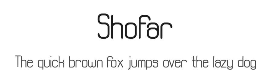 Shofar by Green Adventure Studio — Sans Serif Font