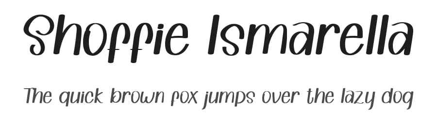 Shoffie Ismarella by Inermedia Studio — Script Handwritten Font
