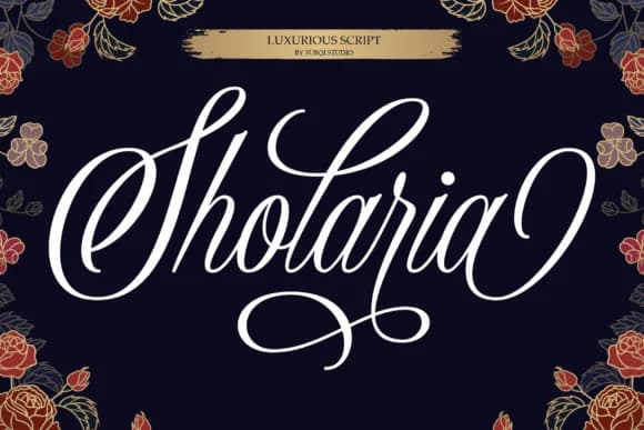 Sholaria Font by Subqi Std — Script Handwritten Font