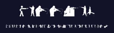 Shooter by Woodcutter — Dingbats Font — thumbnail 2