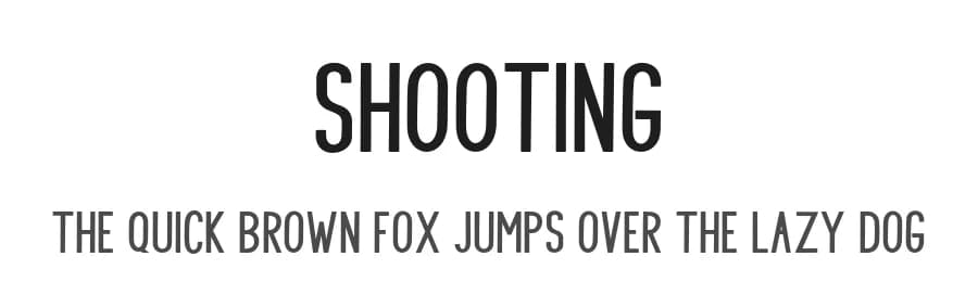 Shooting by Amarlettering - Takiy — Sans Serif Font