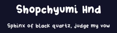 Shopchyumi Hnd by Luexolu — Script Handwritten Font — thumbnail 2